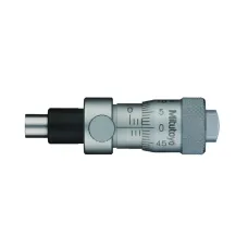 Micrometer Head, Locking Screw Type 0-6,5mm, 0,01mm, Flat