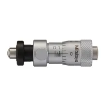 Micrometer Head, Locking Screw Type 0-0,25", 0,001", Spherical, with Clamp Nut