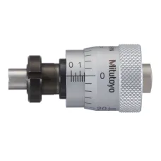 Micrometer Head, Short Thimble Type 0-0,25", 0,001", Flat, with Clamp Nut