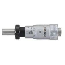 Micrometer Head, Short Thimble Type 0-0,5", 0,001", Flat, with Clamp Nut