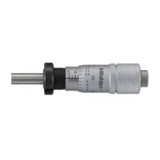 Micrometer Head, Small Standard Type 0-0,5", 0,001", Flat, with Clamp Nut, Rev. Reading