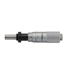 Micrometer Head, Carbide Tipped Spindle Standard Type, 0-0,5", 0,001", Flat, with Clamp Nut