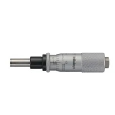 Micrometer Head, Carbide Tipped Spindle Standard Type, 0-0,5", 0,001", Flat, with Spindle Lock