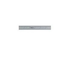 Steel Rule, Wide Rigid Rule 6", Inch