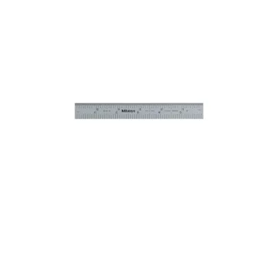 Steel Rule, Wide Rigid Rule 6", Inch 182-104 Mitutoyo