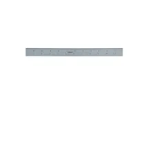 Steel Rule, Wide Rigid Rule 12", Inch