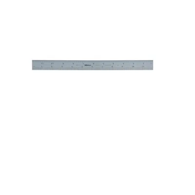 Steel Rule, Wide Rigid Rule 12", Inch 182-124 Mitutoyo
