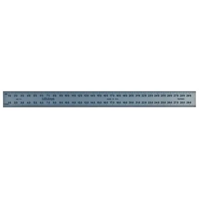 Steel Rule, Wide Rigid Rule 300mm, Metric 182-131 Mitutoyo