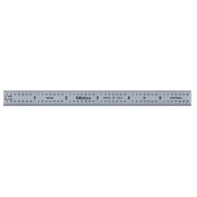 Steel Rule, Fully-Flexible Rule 6" Inch 182-203 Mitutoyo