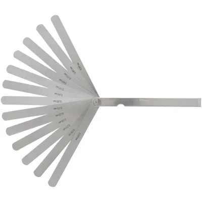 Thickness/Feeler Gauge 0,05-1mm, 13 Leaves, 150mm Blade 184-301S Mitutoyo