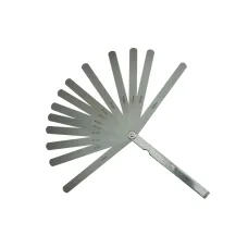 Thickness/Feeler Gauge 0,03-0,5mm, 13 Leaves, 150mm Blade