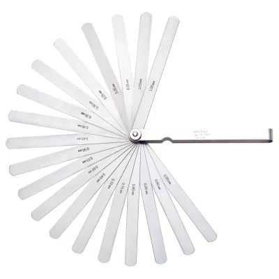 Thickness/Feeler Gauge 0,05-1mm, 20 Leaves, 150mm Blade 184-304S Mitutoyo