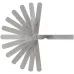 Thickness/Feeler Gauge 0,03-0,5mm, 13 Leaves, 100mm Blade 184-307S Mitutoyo Thickness/Feeler Gauge 0,03-0,5mm, 13 Leaves, 100mm Blade 184-307S Mitutoyo