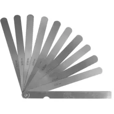 Thickness/Feeler Gauge 0,05-0,8mm, 10 Leaves, 150mm Blade