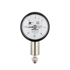 Dial Gauge, Flat Back, ANSI/AGD Type Jewelled Bearing, 0,1", 0,001"