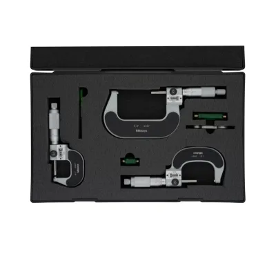 Digit Outside Micrometer Set 0-3", (3 pcs.) 193-923 Mitutoyo