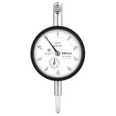 Dial Gauge, Flat Back, ISO Type Peak Hold Type, 10mm, 0,01mm