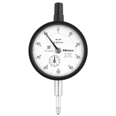 Dial Gauge, Flat Back, ANSI/AGD Type Jewelled Bearing, 10mm, 0,01mm