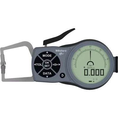 Внешний цифровой штангенциркуль 0-10 мм, 0,005 мм, диск D=6 мм 209-931 Mitutoyo
