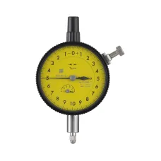 Dial Gauge, Flat Back, ANSI/AGD Type Jewelled Bearing, Shockproof, 1mm, 0,001mm