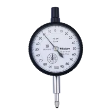 Dial Gauge, Flat Back, ISO Type Jewelled Bearing, Shockproof, 2mm, 0,001mm