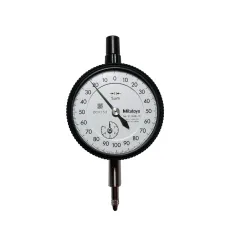 Dial Gauge, Flat Back, ANSI/AGD Type Jewelled Bearing, 5mm, 0,001mm