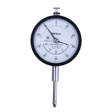 Dial Gauge, Flat Back, ISO Type Jewelled Bearing, 20mm, 0,01mm