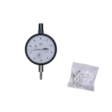 Dial Gauge, Flat Back, ANSI/AGD Type Jewelled Bearing, 0,25", 0,0001"
