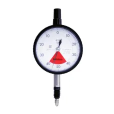 Dial Gauge, Flat Back, ISO Type One Revolution, IP64, Jewelled Bearing, Shockproof, 0,08mm, 0,001mm