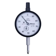 Dial Gauge, Flat Back, ANSI/AGD Type 10mm, 0,01mm