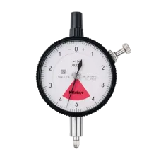 Dial Gauge, Flat Back, ANSI/AGD Type One Revolution,  Jewelled Bearing, Shock- & Dustproof, 0,008", 0,0001"