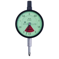 Dial Gauge, Lug Back, ISO Type One Revolution,Shockproof, 4mm, 0,01mm