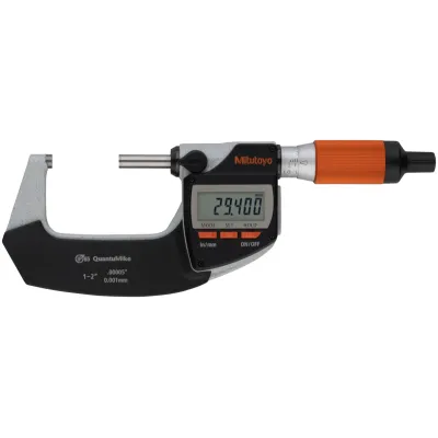 Цифровий мікрометр QuantuMike IP65 Inch/Metric, 1-2 ", з двонаправленим виходом 293-181-40 Mitutoyo