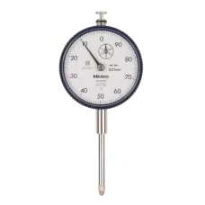 Dial Gauge, Flat Back, ISO Type Reverse Dial Face, 30mm, 0,01mm