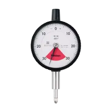 Dial Gauge, Flat Back, ANSI/AGD Type One Revolution, Shock- & Dustproof, 0,06", 0,001"