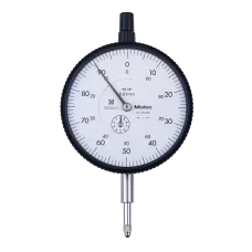 Dial Gauge, Flat Back, ISO Type 10mm, 0,01mm