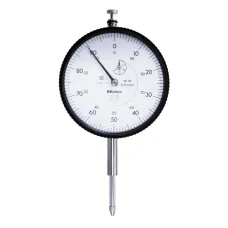 Dial Gauge, Flat Back, ISO Type 20mm, 0,01mm