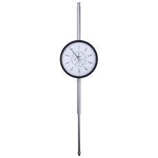 Dial Gauge, Flat Back, ISO Type Jewelled Bearing, Shockproof, 80mm, 0,01mm