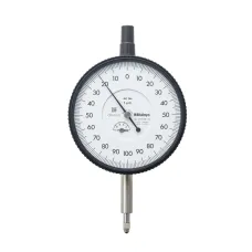 Dial Gauge, Flat Back, ISO Type Jewelled Bearing, Shockproof, 1mm, 0,001mm