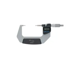Цифровой шлицевой микрометр, IP65, дюймовый/метрический, 2–3 дюйма, измерительная поверхность 3 мм