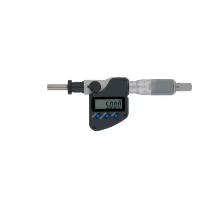Digital Micrometer Head, IP65 0-25mm, Flat Spi., Clamp Nut, 12mm Stem 350-282-30 Mitutoyo