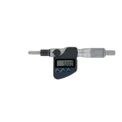Цифровая микрометрическая головка, IP65, 0–25 мм, шпиндель SR4, гладкий стержень 12 мм. 350-283-30 Mitutoyo