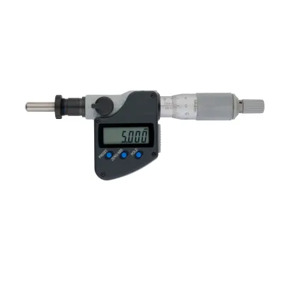 Digital Micrometer Head, IP65 0-25mm, SR4 Spindle, Cla. Nut, 12mm Stem 350-284-30 Mitutoyo