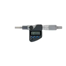 Цифровая микрометрическая головка, IP65 0-1", плоский шпиндель, зажимная гайка, стержень 0,5"