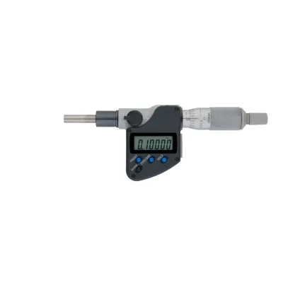 Цифровая микрометрическая головка, IP65 0-1", плоский шпиндель, зажимная гайка, стержень 0,5" 350-381-30 Mitutoyo
