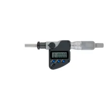Цифровая микрометрическая головка, IP65 0-1", плоский шпиндель, зажимная гайка, стержень 0,5"