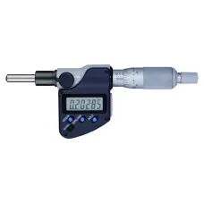 Цифровая микрометрическая головка, IP65, шпиндель SR4 0-1", гладкий стержень 0,5"