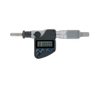 Цифровая микрометрическая головка, IP65 0-1", шпиндель SR4, зажимная гайка, стержень 0,5" 350-384-30 Mitutoyo