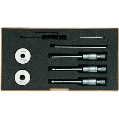 3-Point Internal Micrometer Holtest Set 6-12mm (3 pcs.) 368-911 Mitutoyo