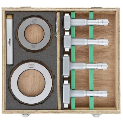 3-Point Internal Micrometer Holtest Set 2-4" (4 pcs.), Economy Set 368-997 Mitutoyo